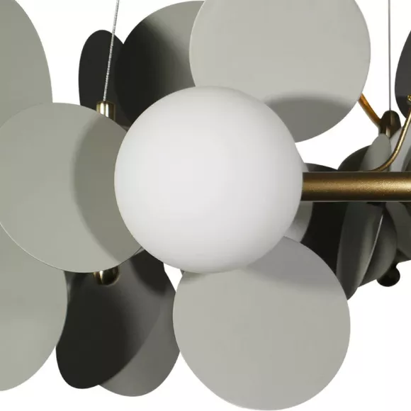 Подвесная люстра Loft IT Matisse 10008/700 Grey, Матовое золото, Белый, Золото Подвесная люстра Loft IT Matisse 10008/700 Grey, Матовое золото, Белый, Золото