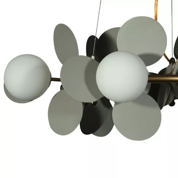 Подвесная люстра Loft IT Matisse 10008/700 Grey, вид снизу Подвесная люстра Loft IT Matisse 10008/700 Grey, вид снизу