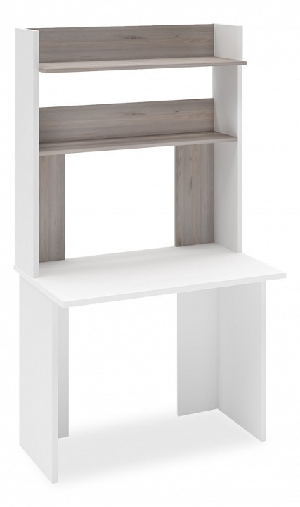 Стол компьютерный Домино Lite СКЛ-Прям100(без тумбы)+НКЛХ-100 MER_SKL-Pryam100bez-tumby-NKLH-100-BN