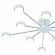 Потолочная люстра Escada Luminix 120008/10R White/Chrome ES0000097, Современный, Белый