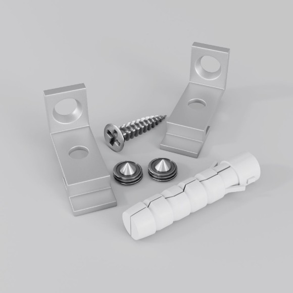 Комплект креплений для радиусного профиля с боковым свечением (2 шт.) Maytoni Led strip ALM-3535R-1MT