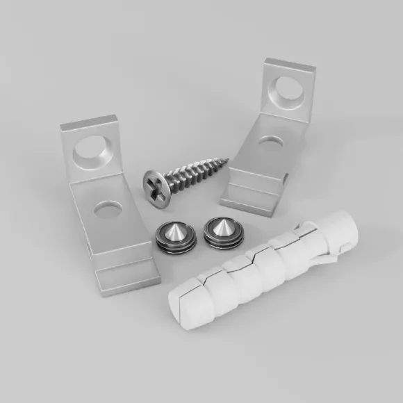 Комплект креплений для радиусного профиля с боковым свечением (2 шт.) Maytoni Led strip ALM-3535R-1MT Комплект креплений для радиусного профиля с боковым свечением (2 шт.) Maytoni Led strip ALM-3535R-1MT