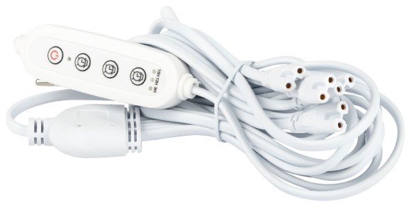 Разветвитель сетевой для линейных светильников Эра 5х IEC C7 2 pin+timer (9/12/15 H) 2м Б0060527