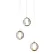 Подвесной светильник Delight Collection OD2437-3 gold/clear