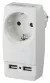Разветвитель электрический Эра SP-1e-USB-W Б0026332