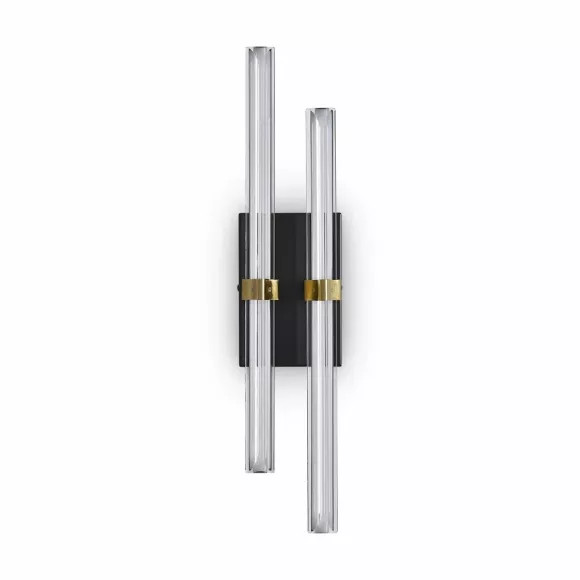 Настенный светильник Freya Brilliance FR5557WL-L11B, Черный, Прозрачный, Теплый белый Настенный светильник Freya Brilliance FR5557WL-L11B, Черный, Прозрачный, Теплый белый
