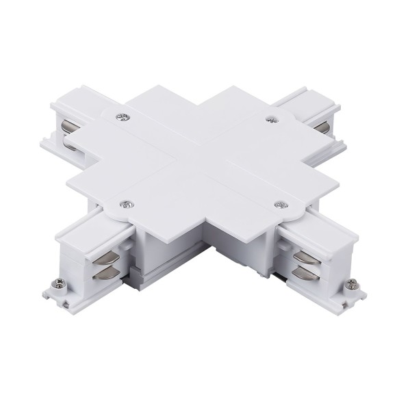 Соединение крестовое встраиваемое с подводом питания к треку 5030xx-R Lightstar Quattro 503146-R