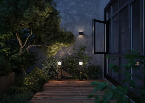 Уличный настенный светильник Maytoni Slate O483WL-L10GF3K