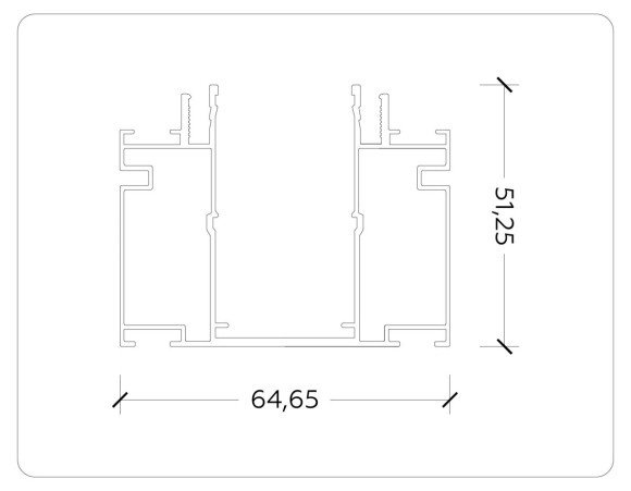 Шинопровод Ambrella Light Track system Magnetic 220V GL1025