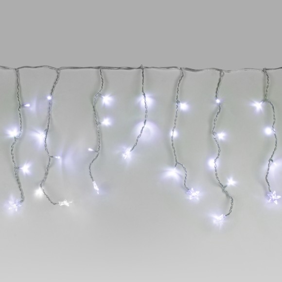 Гирлянда бахрома Eurosvet 100-002 белый 1,8*0,5м IP20
