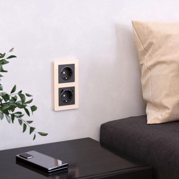 Рамка на 2 поста Werkel Acrylic айвори 4690389186288 W0022743