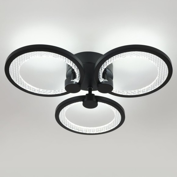 Потолочный светильник Эра Модерн Odry CLL-1-46W 3K-6,5K RC BK