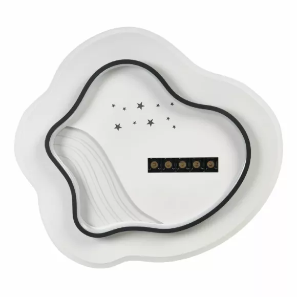 Потолочный светильник Myfar Cloud MR9020-CL, вид сверху Потолочный светильник Myfar Cloud MR9020-CL, вид сверху