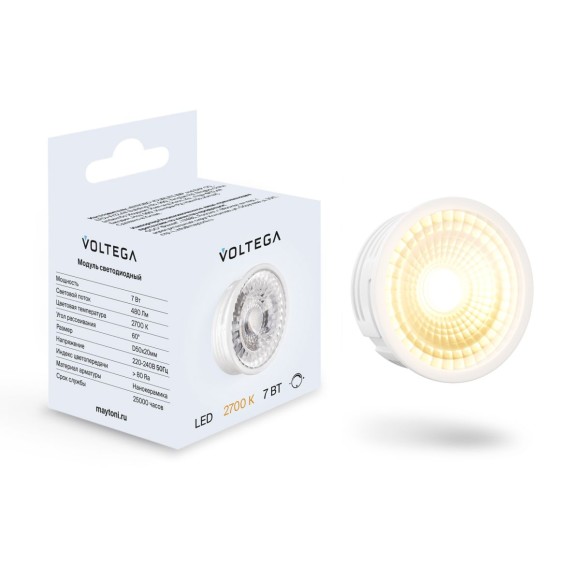 Светодиодный модуль Voltega 7W 2700K DIM 7204