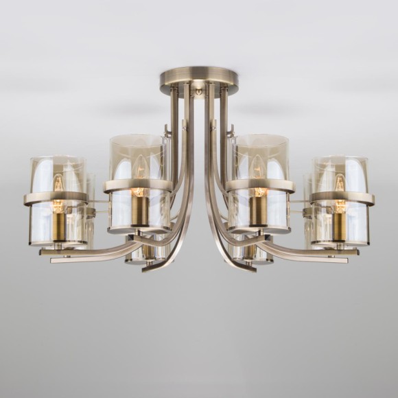 Потолочная люстра Eurosvet Coppa 60085/8 античная бронза