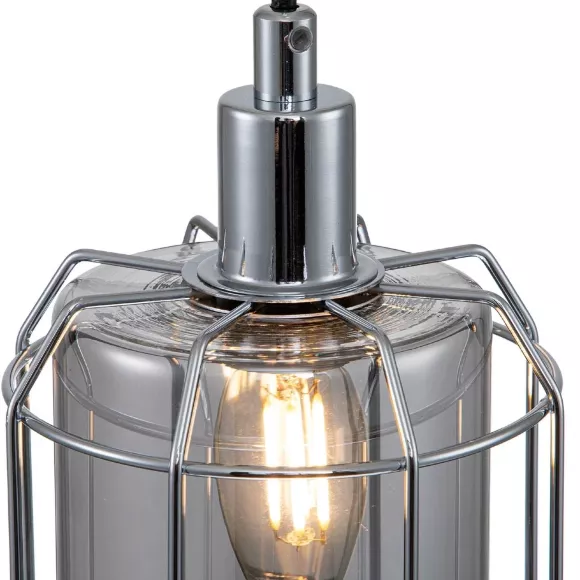 Подвесной светильник Escada Midland 10188/1S Chrome, декоративные элементы крупным планом Подвесной светильник Escada Midland 10188/1S Chrome, декоративные элементы крупным планом
