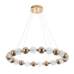 Подвесная светодиодная люстра Modelux MS.8012.800 GD