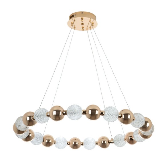 Подвесная светодиодная люстра Modelux MS.8012.800 GD