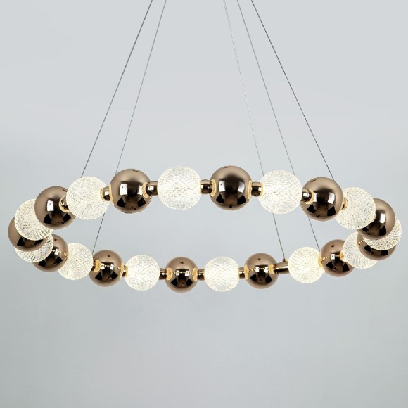 Подвесная светодиодная люстра Modelux MS.8012.800 GD