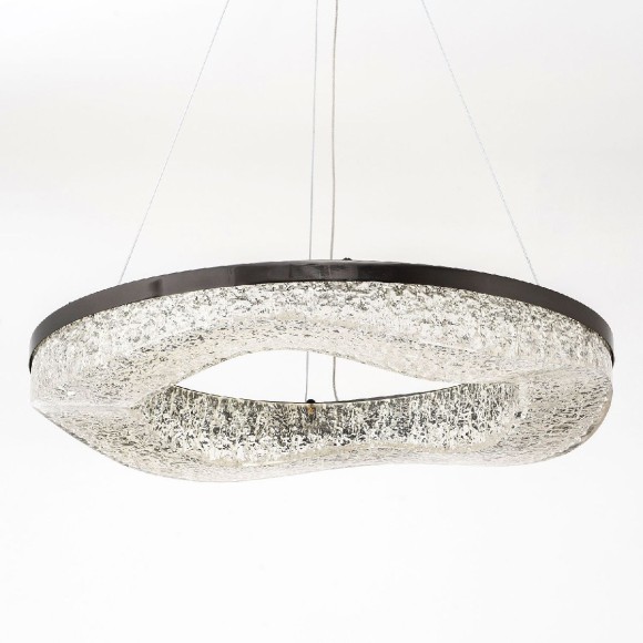 Подвесная светодиодная люстра с пультом управления Modelux MS.9008.600 BK