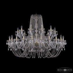 Подвесная люстра Bohemia Ivele Crystal 1402/24+12/530 G