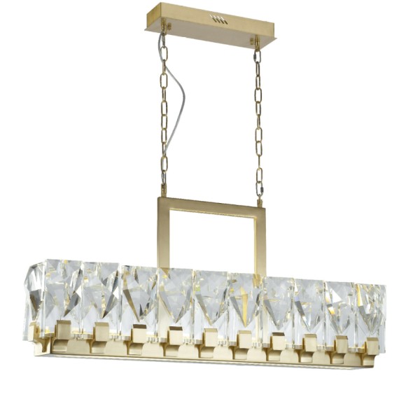 Подвесная светодиодная люстра Delight Collection Peruzzi MD18090003-22A gold
