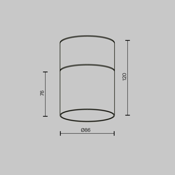Накладной светильник Maytoni Glory C094CL-GX53-B