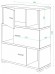Тумба комбинированная Домино СБ-30/3 MER_SB-30-3-BE