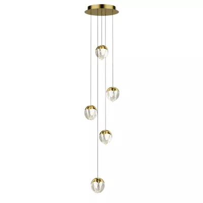 Подвесной светильник Delight Collection MD24001033-5A gold/clear