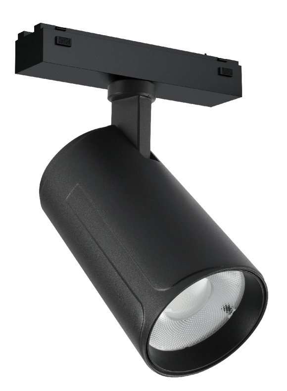 Трековый магнитный светильник iLedex Vision 4825-048-D70-20W-36DG-3000K-BK