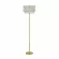 Торшер Indigo Charme 13016/1F Gold V000466, Золото, Белый, Металл, крупный план основания