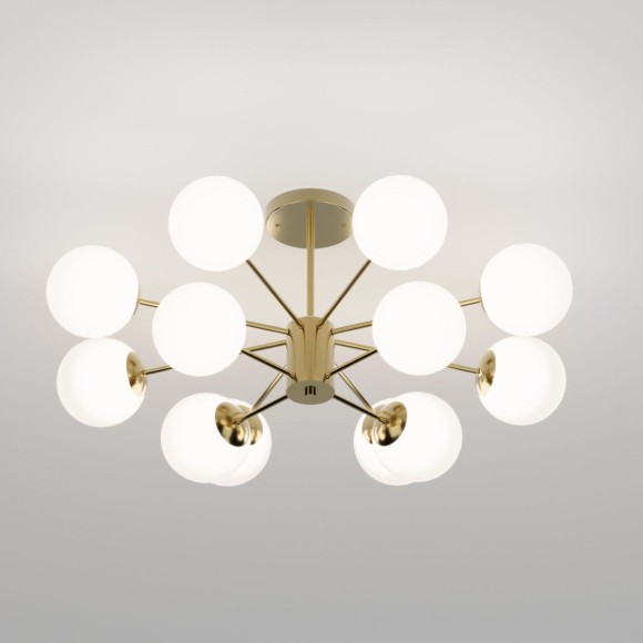 Люстра на штанге Eurosvet Adaline 502002/12 латунь a072105