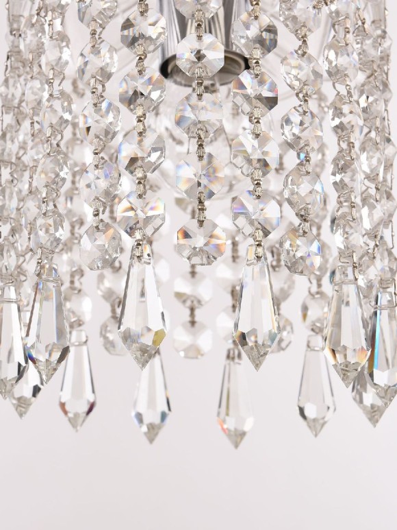 Подвесной светильник Bohemia Ivele Crystal 14781P/13 Ni Drops