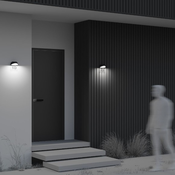 Уличный настенный светильник Maytoni Gloss O447WL-L7GF3K