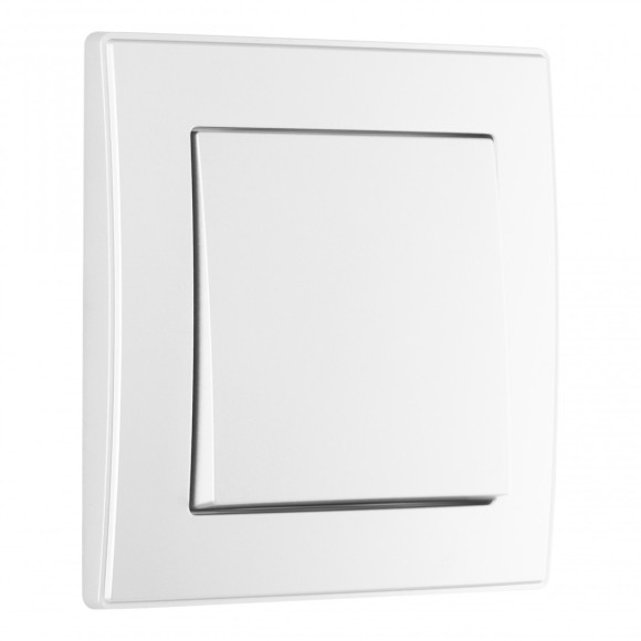 Выключатель одноклавишный Arte Milano SET06-1-30-1 silver