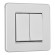Выключатель двухклавишный Arte Milano SET16-1-30-2 silver