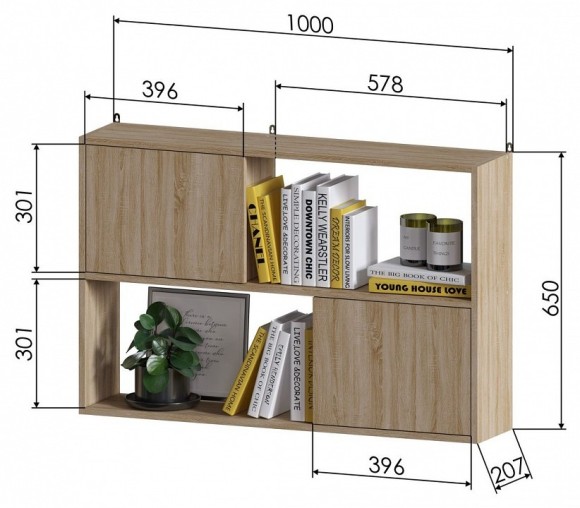 Полка комбинированная ПД-1 JZZ_PD-1S
