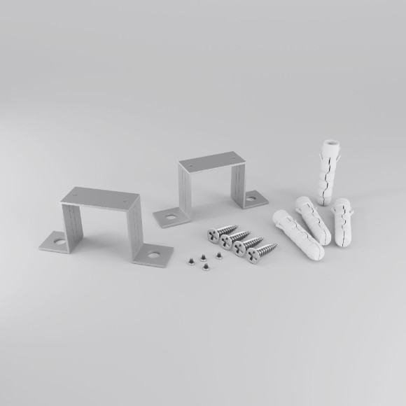 Комплект крепления для встроенного монтажа радиусного профиля (2 шт.) Maytoni Led strip ALM-3535R-4MT