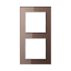Рамка двухместная Jung AC582GLMO