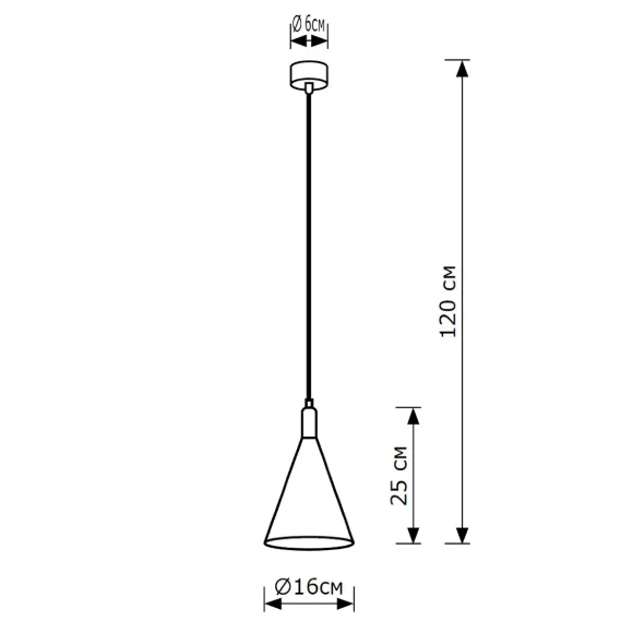 Подвесной светильник LightHall Glaro LH012087, Модерн, Черный