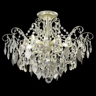 Потолочная люстра Crystal Lux ESMIRALDA PL6 SILVER