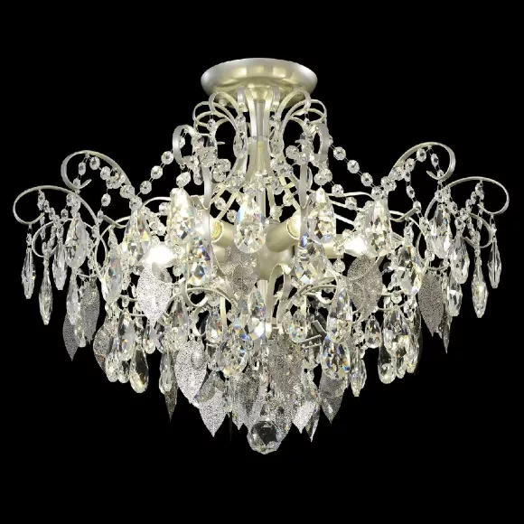 Потолочная люстра Crystal Lux ESMIRALDA PL6 SILVER Потолочная люстра Crystal Lux ESMIRALDA PL6 SILVER
