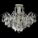 Потолочная люстра Crystal Lux ESMIRALDA PL6 SILVER, декоративные элементы крупным планом
