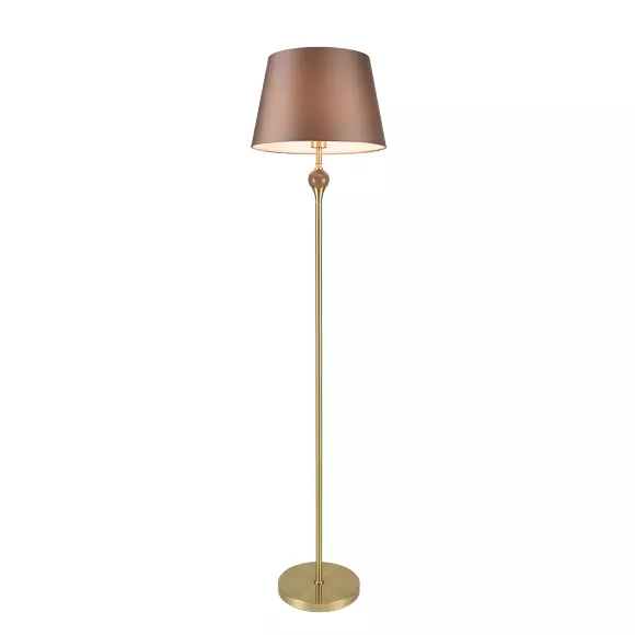 Торшер Lumion Classi Eletra 8417/1F, Латунь, Коричневый, Металл, крупный план основания