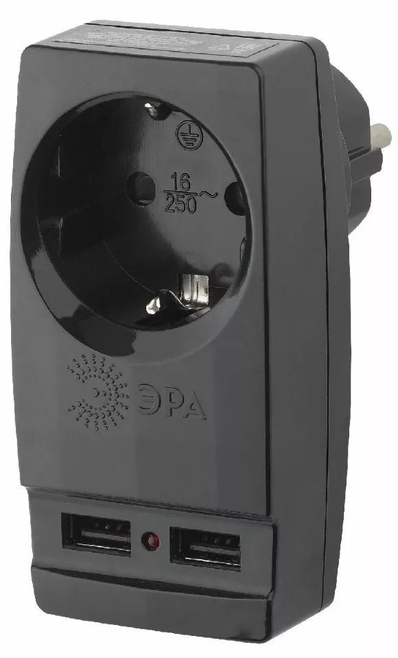 Разветвитель электрический Эра SP-1e-USB-B Б0026333 Разветвитель электрический Эра SP-1e-USB-B Б0026333