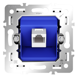 Механизм розетки компьютерной RJ45 кат.6 Voltum S70 VLS0601M