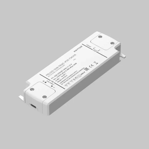Источник напряжения Maytoni Triac 50Вт DC24В IP20 734006, Белый, Пластик, Германия