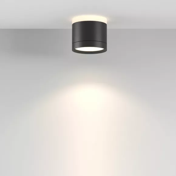 Потолочный светильник Maytoni Technical Pauline C120CL-GX53-B, Черный, Алюминий, Хай-тек стиль, вид сверху Потолочный светильник Maytoni Technical Pauline C120CL-GX53-B, Черный, Алюминий, Хай-тек стиль, вид сверху