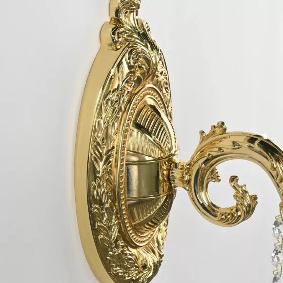 Бра Bohemia Ivele Crystal AL7901B10/1/175 B G, Золото, Металл, Классика стиль Бра Bohemia Ivele Crystal AL7901B10/1/175 B G, Золото, Металл, Классика стиль
