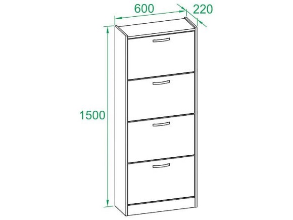Тумба для обуви ТО-24 SK_SHOTO24Ds